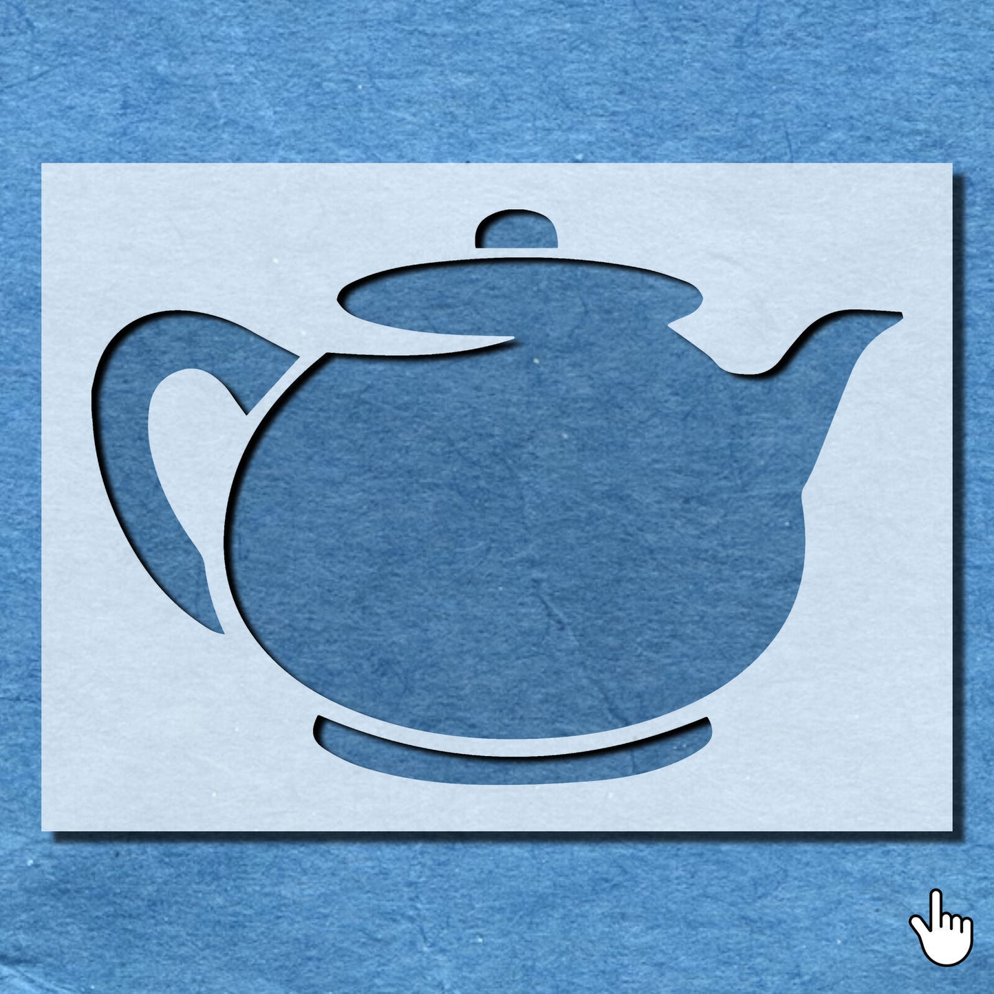 STENCIL TEA POT KITCHEN COFFEE CUP MYLAR  PAINTING WALL ART CRAFTS  1  AIRBRUSH