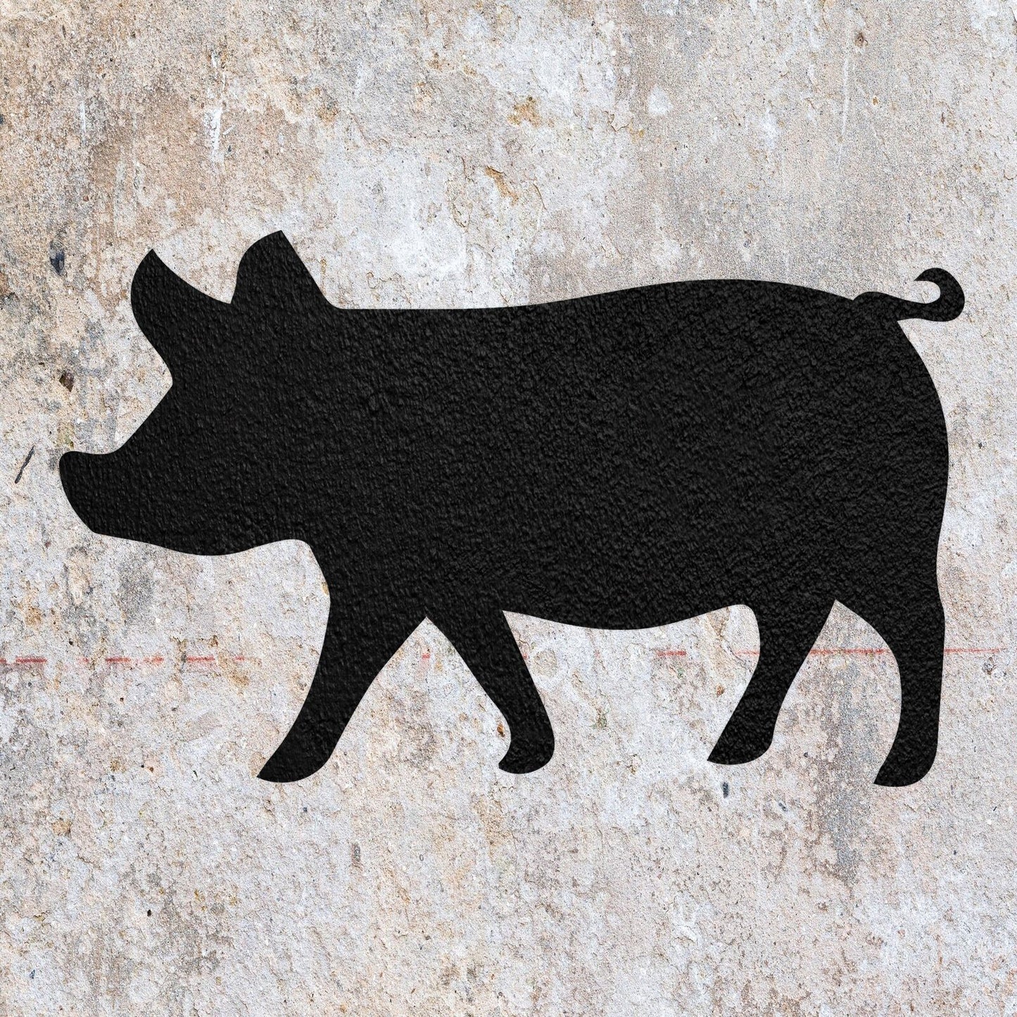 STENCIL PIG FARM ANIMAL MYLAR PAINTING WALL ART HOME DECOR ART CRAFTS AIRBRUSH