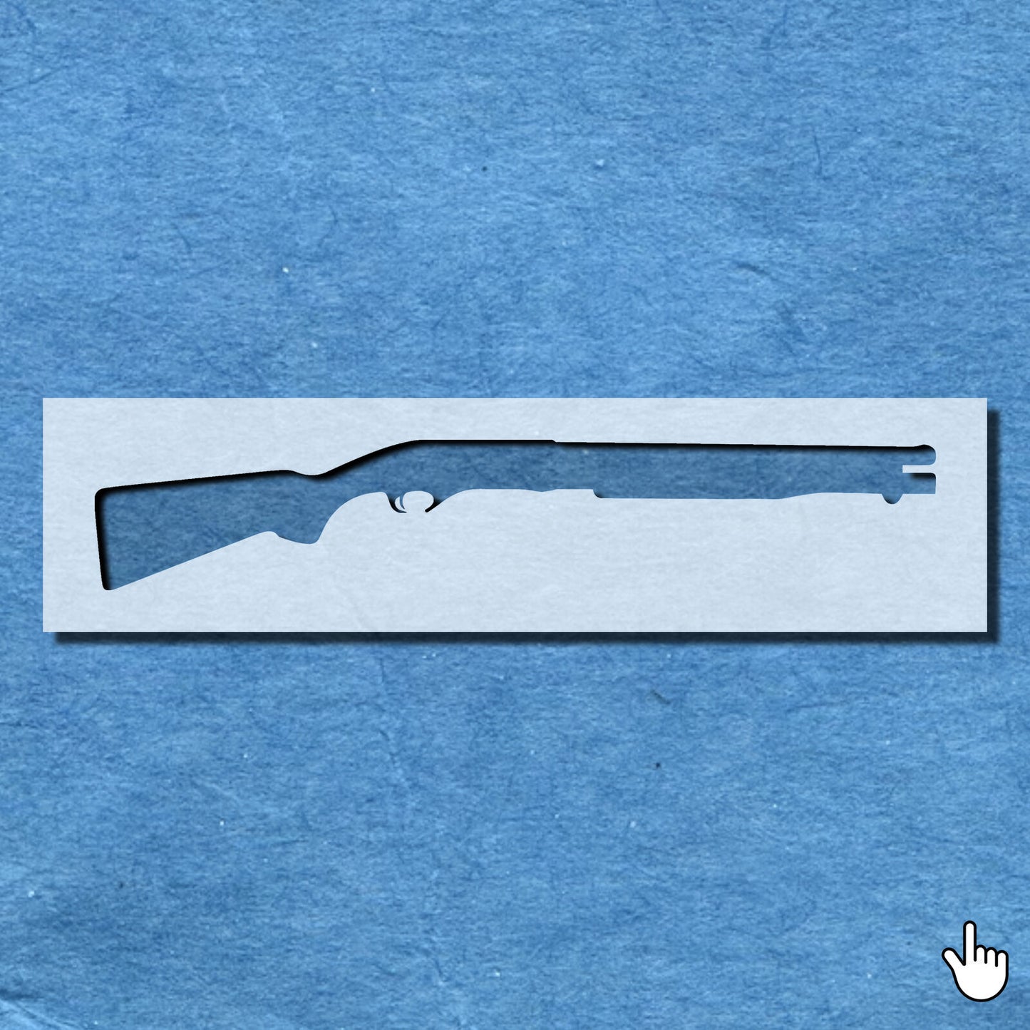 STENCIL SHOTGUN GUN WEAPON PAINTING WALL  MYLAR ART CRAFTS  AIRBRUSH