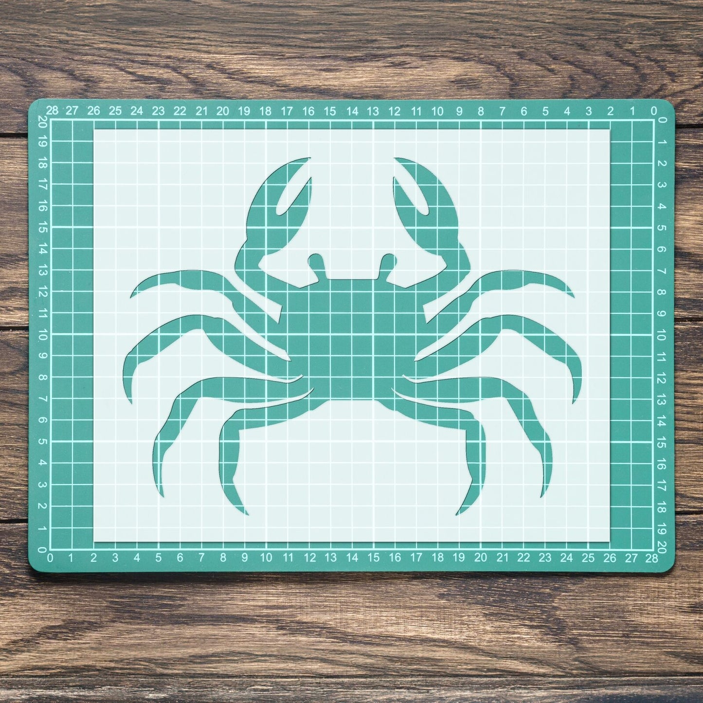 STENCIL CRAB SEA LIFE MYLAR  PAINTING WALL ART  4 CRAFTS  AIRBRUSH