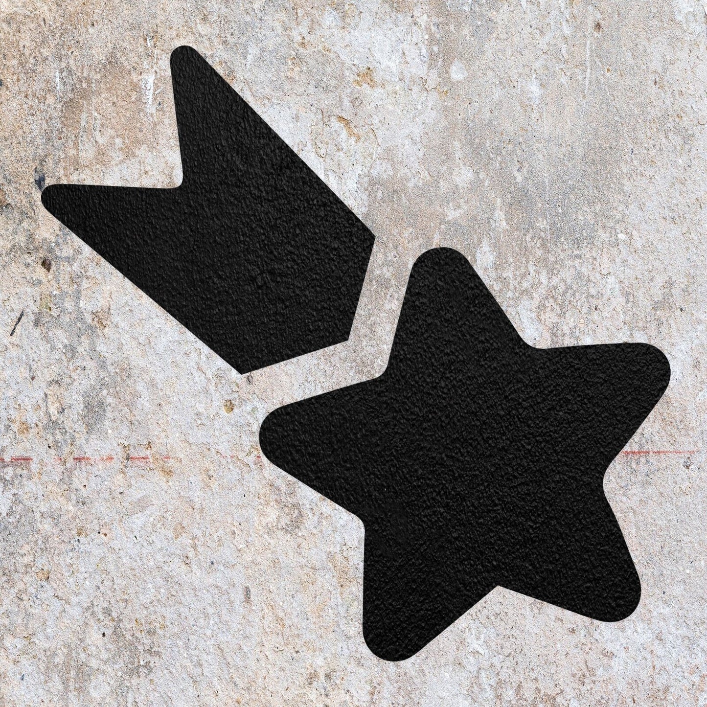 STENCIL SHOOTING STAR SHAPE MYLAR  PAINTING WALL ART  CRAFTS  AIRBRUSH