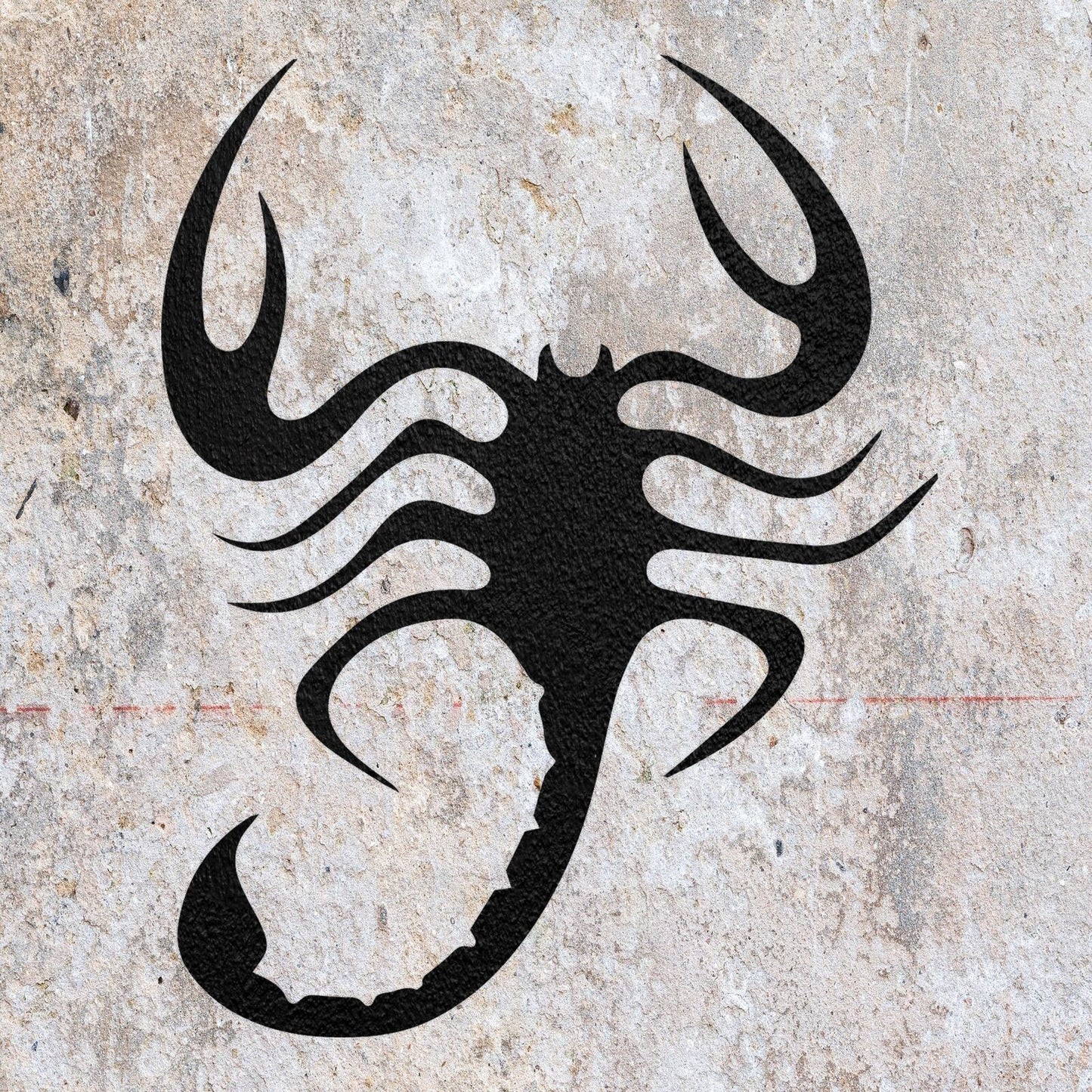 STENCIL SCORPION MYLAR  PAINTING WALL  5 ART CRAFTS  AIRBRUSH