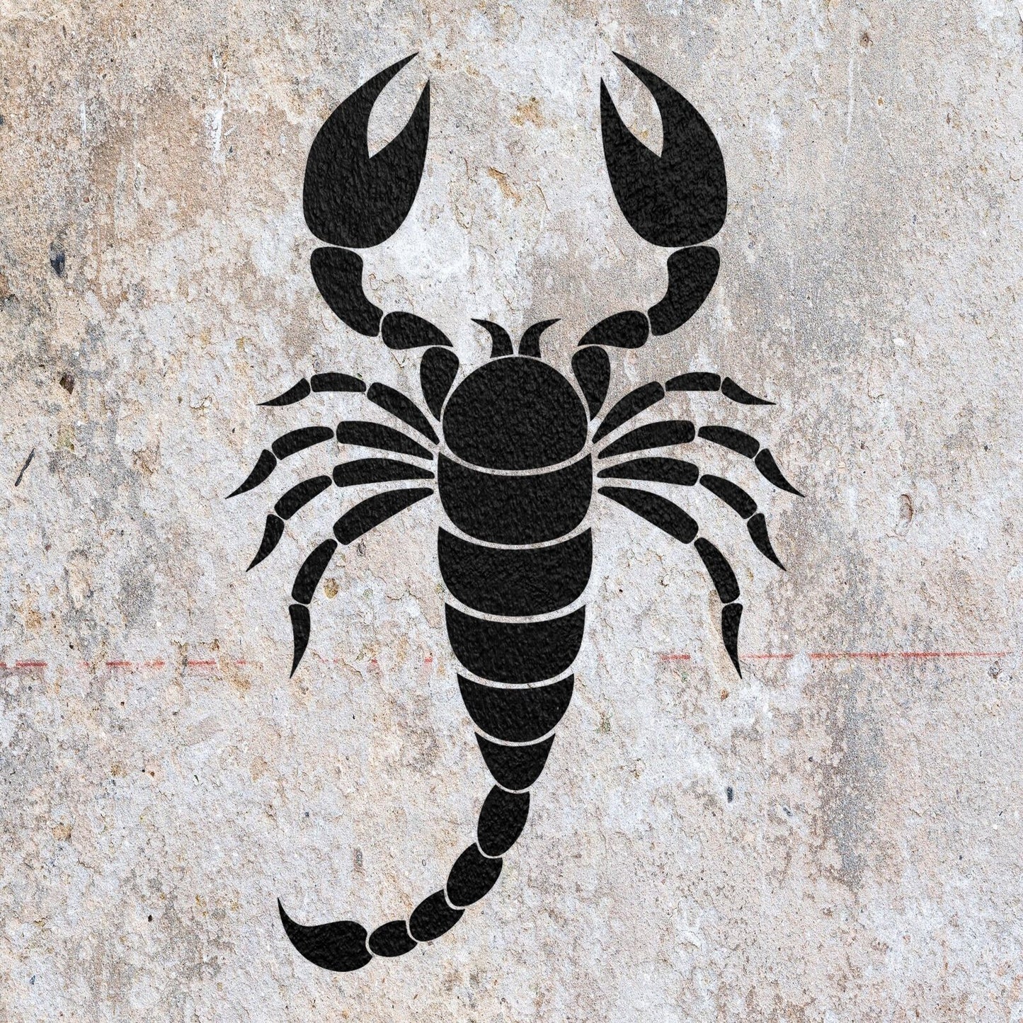 STENCIL SCORPION MYLAR  PAINTING WALL   ART CRAFTS  AIRBRUSH