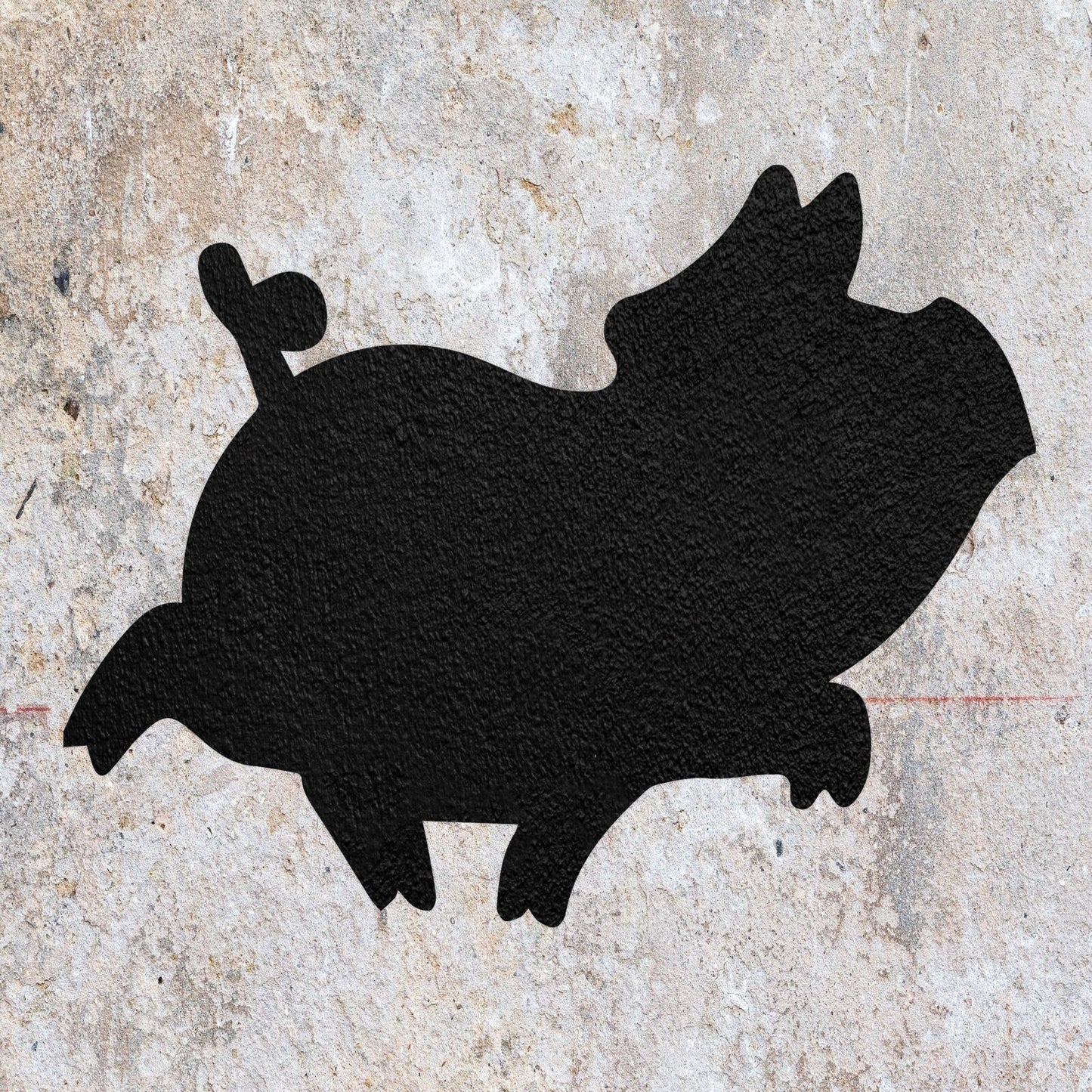 STENCIL PIG FARM ANIMAL MYLAR PAINTING WALL ART HOME DECOR ART CRAFTS AIRBRUSH