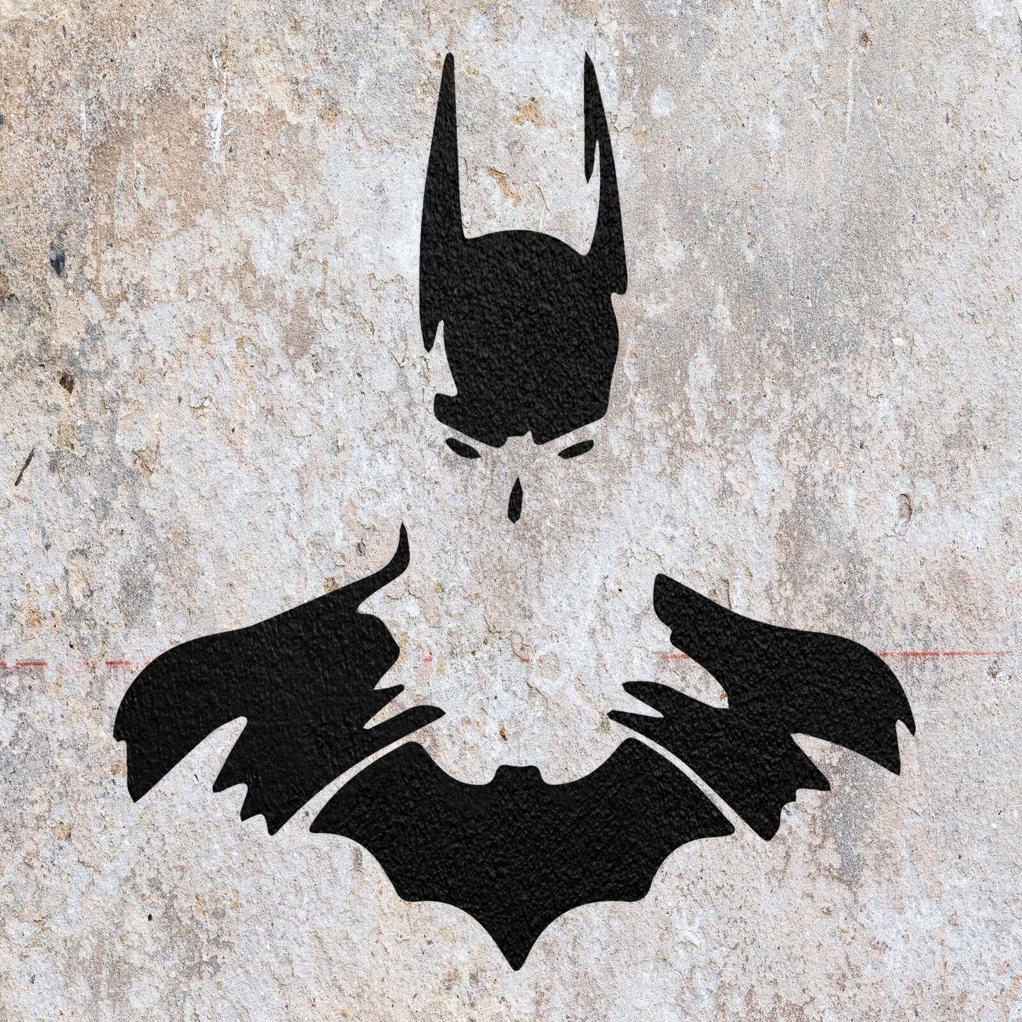 STENCIL BATMAN CHARACTER FACE MASK MYLAR  PAINTING WALL ART CRAFTS  3  AIRBRUSH