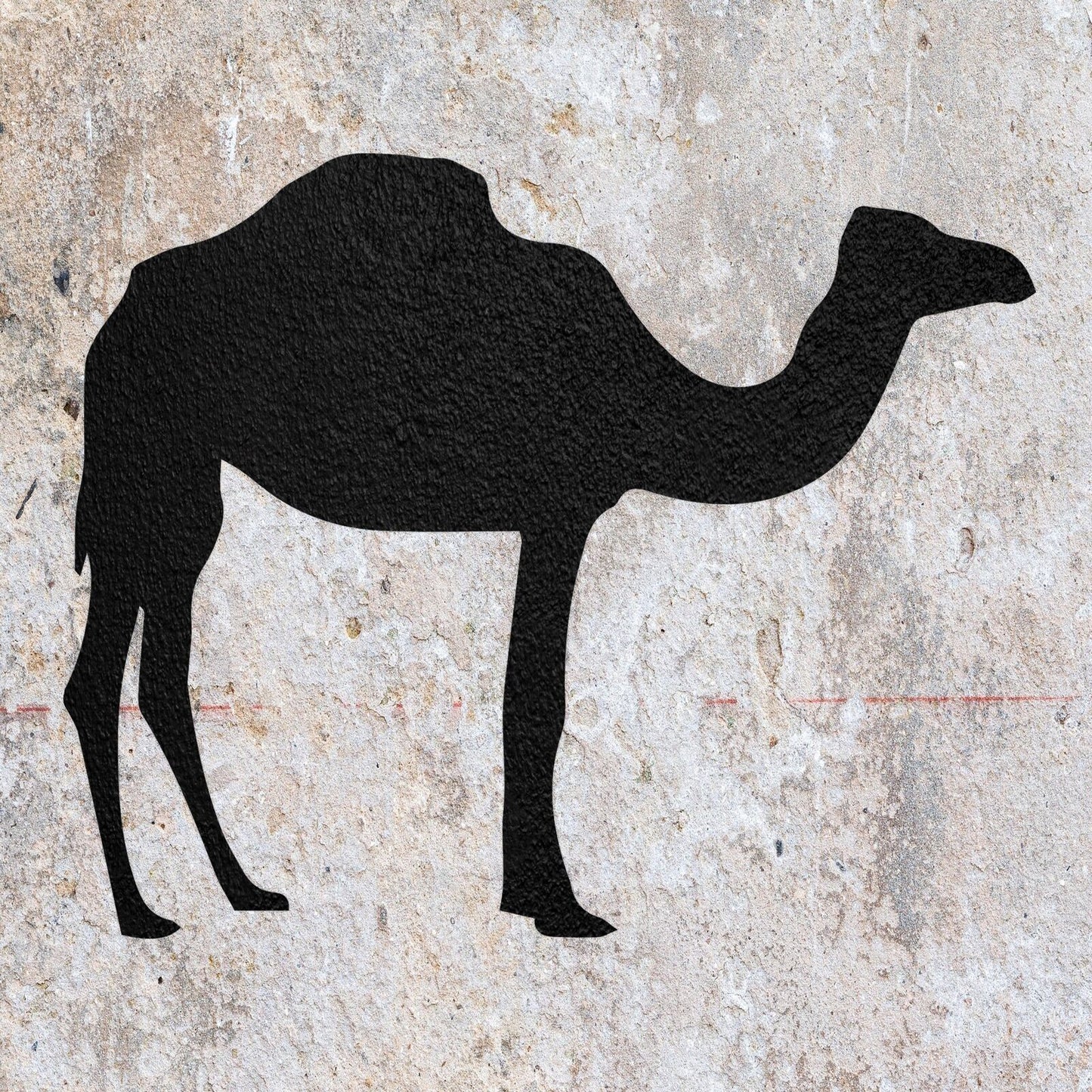 STENCIL CAMEL HUMP AFRICAN ANIMAL MYLAR  PAINTING WALL ART CRAFTS  2  AIRBRUSH