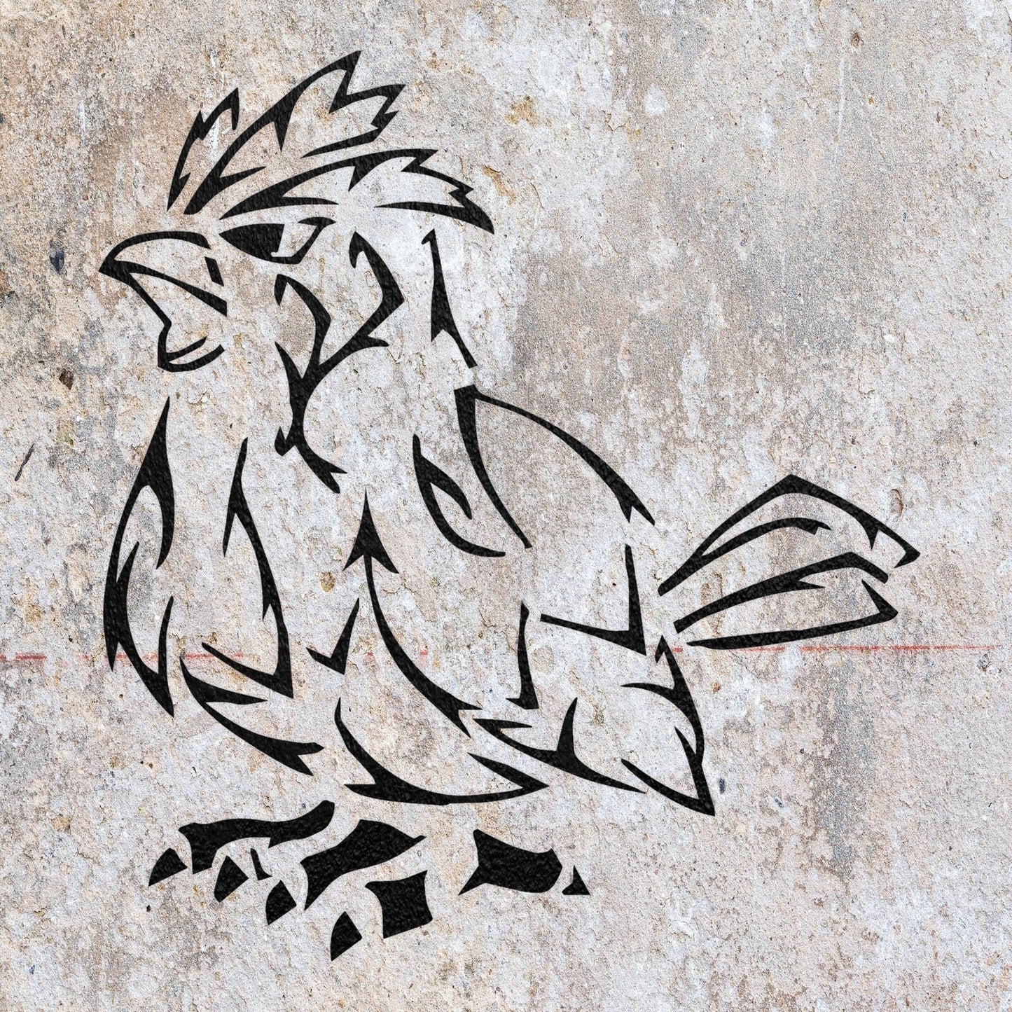 STENCIL PIDGEY POKEMON MYLAR  PAINTING WALL ART  CRAFTS  AIRBRUSH